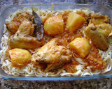 Foto del paso 11 de la receta: Estofado de alitas de pollo con tallarines