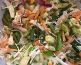 A picture of step 3 of Burnt Garlic Veg Fried Rice.