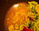 A picture of step 2 of Snakegourd coconut stir fry.