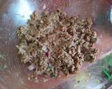A picture of step 2 of Meat balls in sauce.