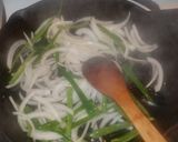 A picture of step 7 of Rajas con huevo.