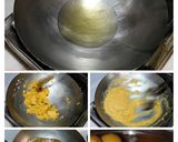 A picture of step 1 of Besan Ladoo.