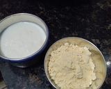 A picture of step 1 of बेसन,दही वाली कढ़ी (besan,dahi ki badi kadi recipe in hindi).