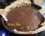 A picture of step 4 of Eggless Chocolate Cake.