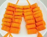 Hình bước làm 1 của món Dây pháo tết
