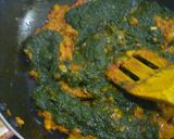A picture of step 15 of Palak paneer.