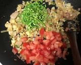 A picture of step 4 of Prawn Baingan Bharta (Mashed Eggplant cooked with Prawns).