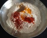 A picture of step 1 of Namkeen puri.