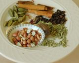 A picture of step 3 of Brinjal masala biryani (vangi Bath in kannada).