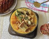 Foto langkah ke 6 dari resep Sayur Lodeh Nangka Muda Ikan Asin Telang.