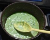 A picture of step 1 of Spinach corn chila.