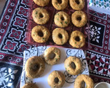 A picture of step 4 of Potatoes and pasta doughnut kabab.