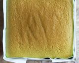Foto langkah ke 7 dari resep Pandan Ogura Cake.
