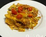 A picture of step 7 of Cannelloni with Bolognese.
