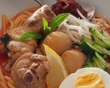 A picture of step 9 of Malaysian Nyonya Curry Laksa At Home.