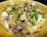 Foto del paso 4 de la receta Ensalada de berberechos, huevos, pepinillos encurtidos y patatas