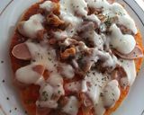 Foto langkah ke 9 dari resep Pizza teflon kilat 3 bahan anti gagal (no oven).