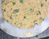 A picture of step 3 of Makka methi parantha.