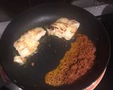 A picture of step 8 of Cod topped pea Risotto.