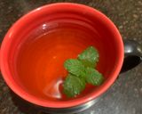 A picture of step 3 of Green Tea: Mint & Lemon Flavour.