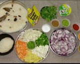 A picture of step 1 of Veg. Parda Biryani.