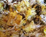 A picture of step 15 of Chicken Biryani.