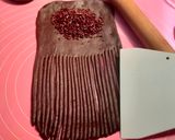 Foto langkah ke 3 dari resep Chocolate Wall Roll Bread, eggless.