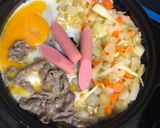 Hình bước làm 3 của món Bò né phô mai😋