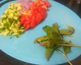 A picture of step 1 of Mixed Veg Raita.