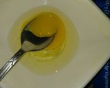 A picture of step 4 of Pattis on patela with ready-made paratha.