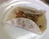 A picture of step 8 of Sonoran Machaca Burritos.