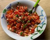 A picture of step 4 of Tomato Basil Bruschetta.