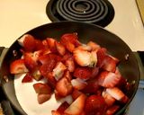 A picture of step 2 of Sweet Tangy Strawberry and Nut Crumble Bar.