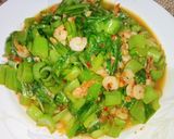 Foto langkah ke 5 dari resep Tumis Sawi Pahit Semi Pedas.
