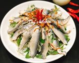 Hình bước làm 8 của món Gỏi Cá Trích