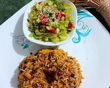 عکس مرحله 3 از دستور لوبیاپلو با گوشت چرخکرده و قارچ رژیمی 🍚