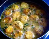 A picture of step 3 of Cod Meatballs in Green Sauce.