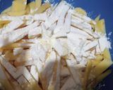 A picture of step 1 of Potato fries 😋.