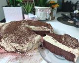 Foto langkah ke 10 dari resep Flourless Red Velvet Cheese Cake (tanpa tepung) #debm #keto.