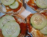 A picture of step 9 of Fried Sweet/Tart Apples and Pork Sandwiches.