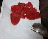 Foto del paso 6 de la receta: Cachopo con papas fritas y pimientos del piquillo