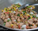 A picture of step 2 of Colorful biryani.