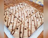 A picture of step 6 of Double chocolate square cake.