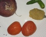 A picture of step 2 of Mutton karahi.