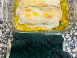 Filetes de merluza al horno con salsa de vino 🍷 y nata!!!