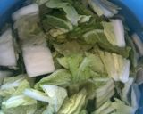 A picture of step 1 of Stir-Fried Napa Cabbage (Wongbok).