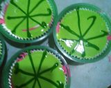 Foto langkah ke 9 dari resep Kue kukus semangka.