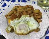 Foto del paso 3 de la receta: Migas de bacalao con gambas y espárragos blancos