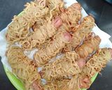 Foto langkah ke 6 dari resep Sosis Rambutan Indomie.