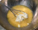 Une image de l'étape 10 de Omelette au épinards frais, jambon et feta.